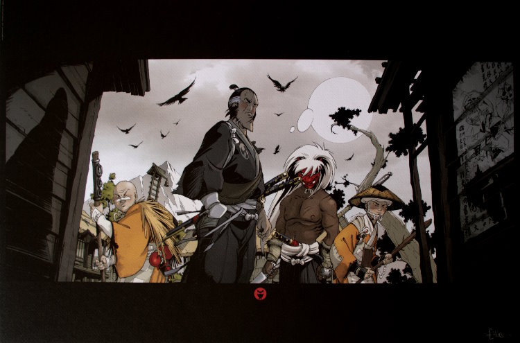 Lámina original firmada de HUB - Okko n° 8 - 60 x 40 cm - Lámina