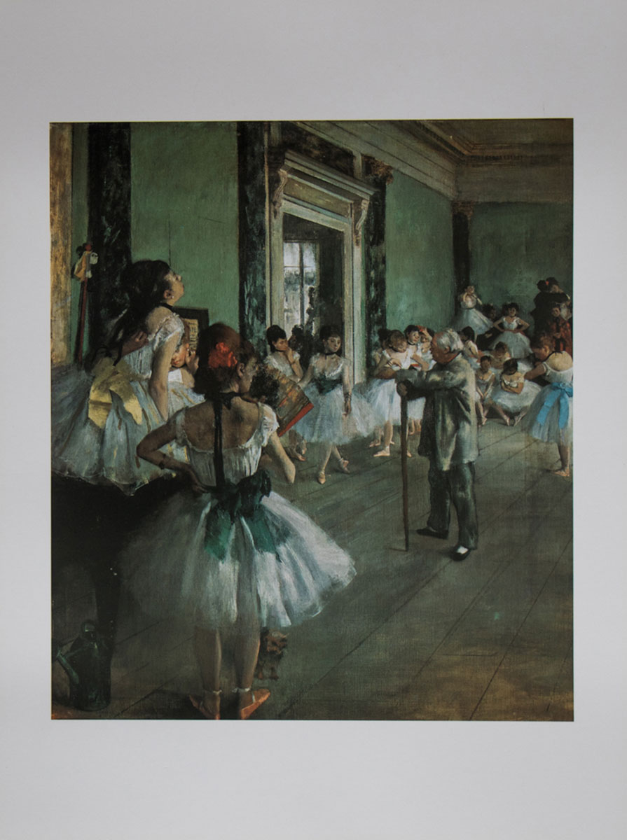 Affiche d’Art DEGAS : La classe de danse - Affiche (30 x 40 cm)