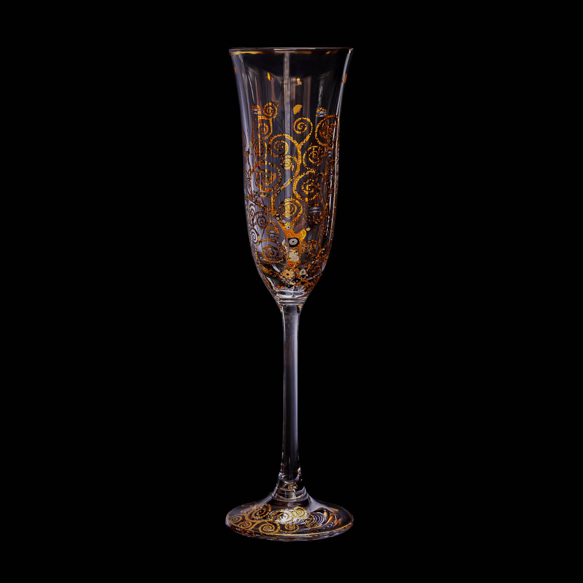 Flûte à Champagne Gustav Klimt - L'arbre de vie - 24 cm / Ø : 6 cm
