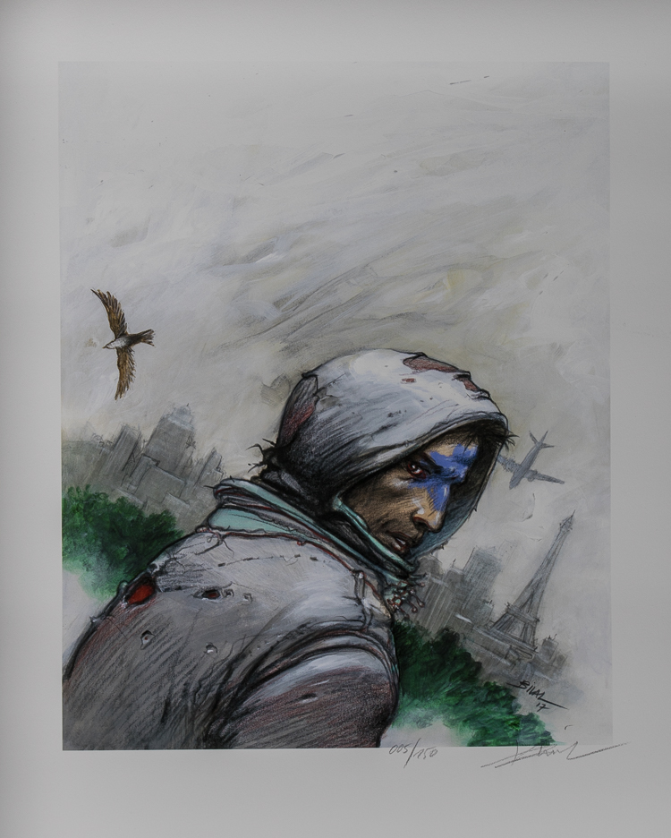 Estampe pigmentaire Enki Bilal : BUG tome 1 - Estampe signée