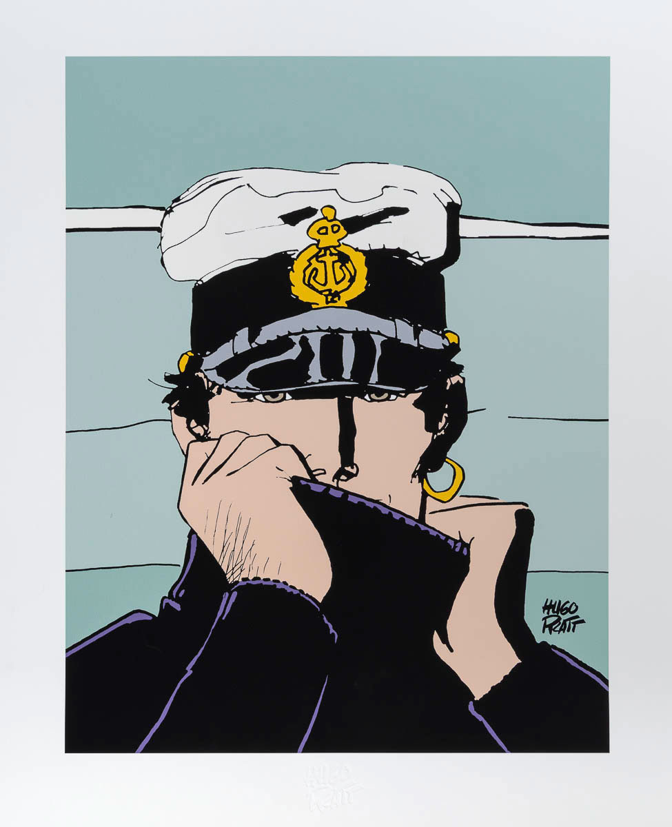 Stampa pigmentaria Hugo Pratt - Corto Maltese, Dior - Stampa