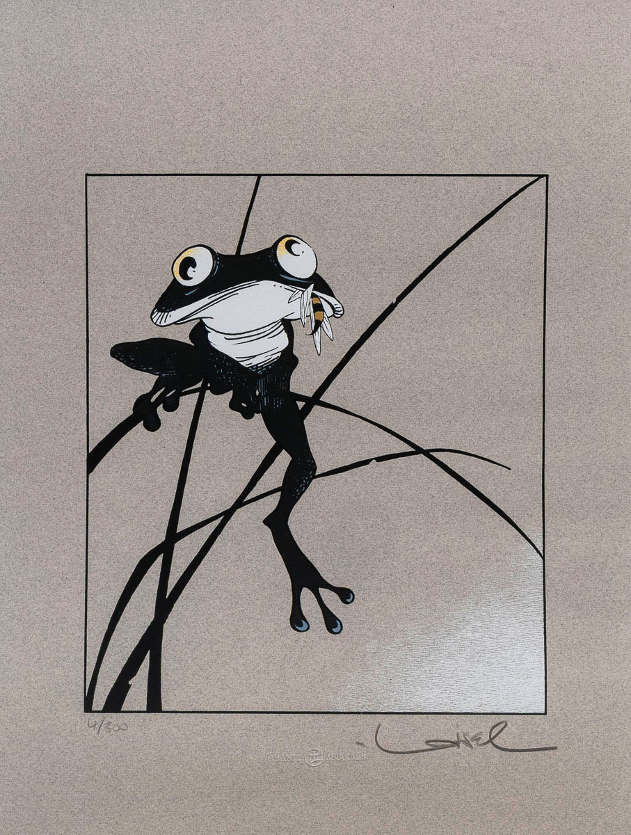 Régis Loisel Signed Fine Art Pigment Print : The frog - Art print