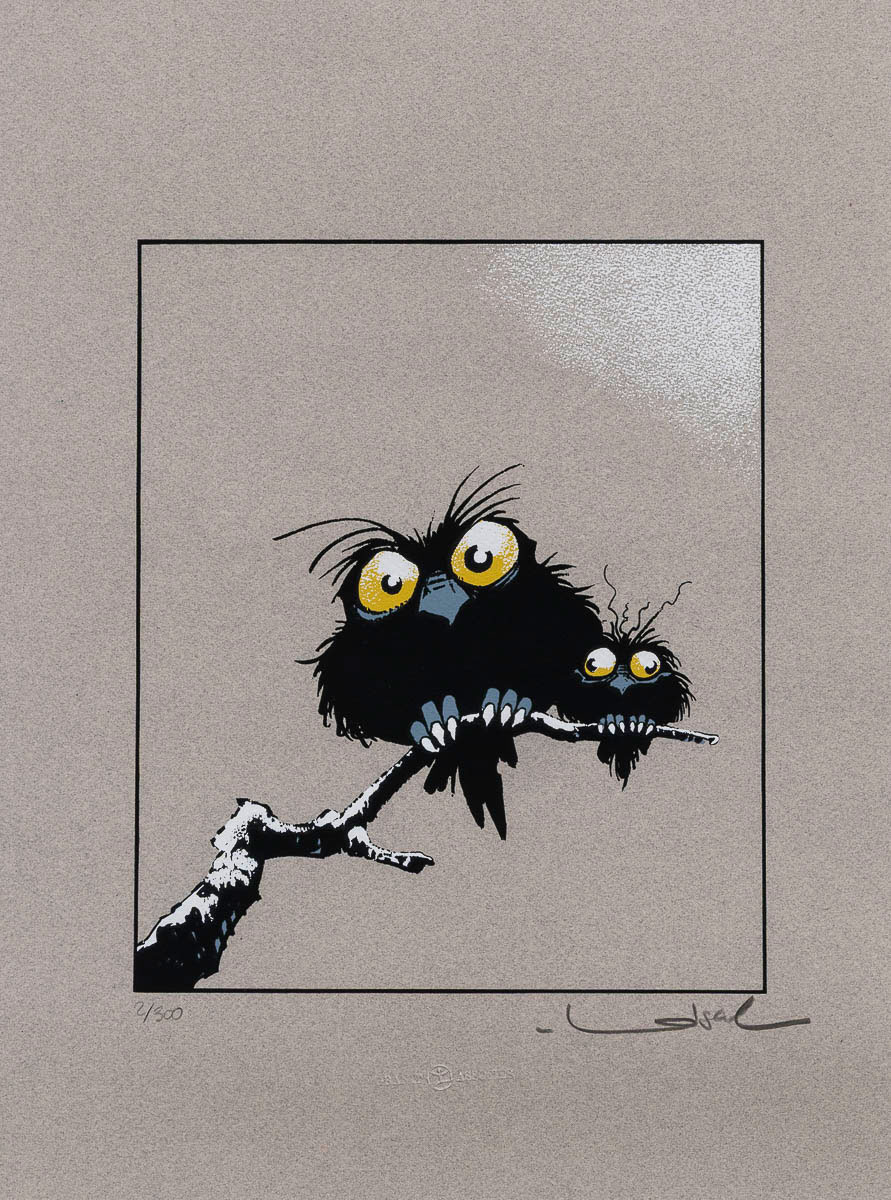 Régis Loisel Signed Fine Art Pigment Print : Les Zhiboux - Art print