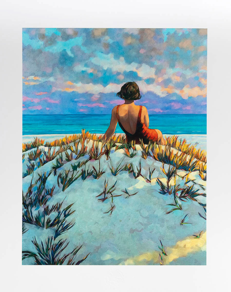 Miles Hyman Fine Art Pigment Print - Crescent Point - Print