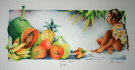 Titi Becaud : Lithographie originale : Fruits