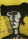 Bernard BUFFET : Lithographie originale : Un torero