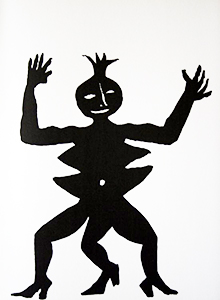 Lithographie originale Alexander Calder - Critters 2 (1975)