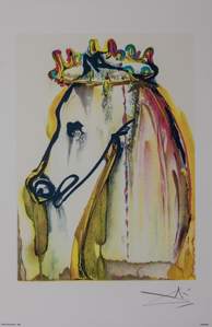 Litografia Salvador Dali - Il Cavallo di Caligola