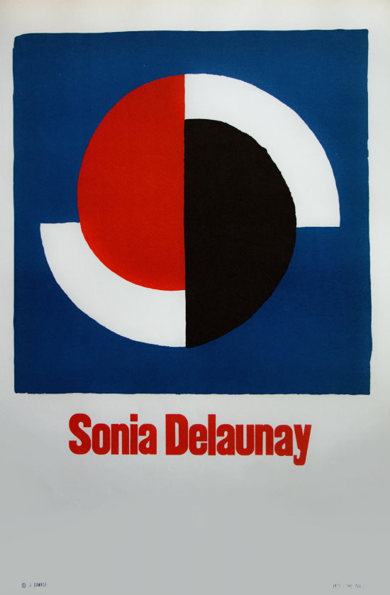 Litografia originale Sonia Delaunay : 1974