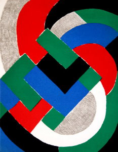 Lithographie Sonia Delaunay - Lithographie 1969