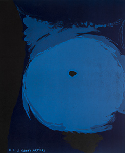 Lithographie Joan Gardy Artigas - Femme bleue