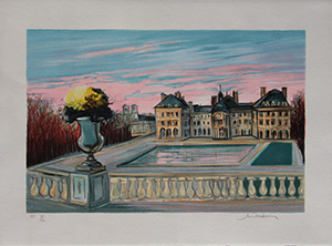 Lithographie Michel-Henry - Paris