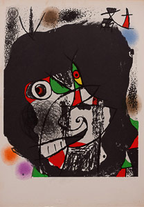 Lithographie Joan Miro - Les Révolutions scéniques du XXe siècle I