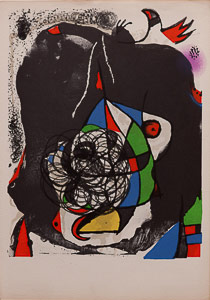 Lithographie Joan Miro - Les Révolutions scéniques du XXe siècle II