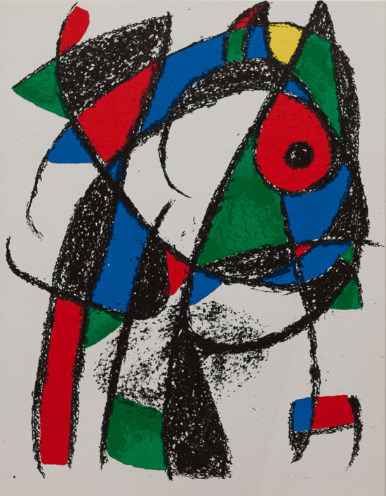 Litografia originale Joan Miro : Original Lithograph I (1975)