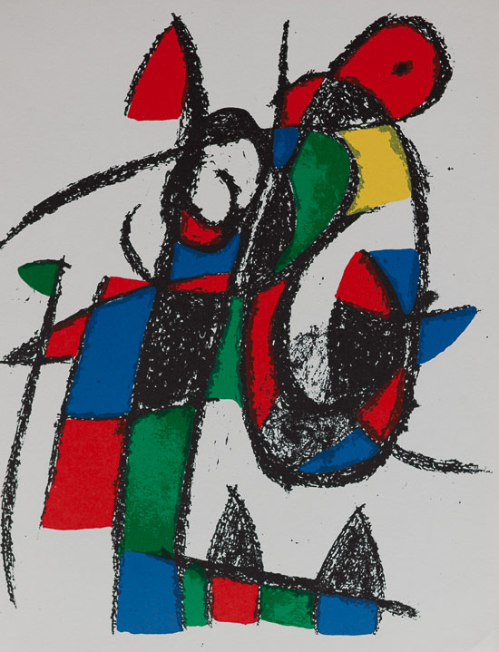 Lithographie originale Joan Miro : Original Lithograph II (1975)