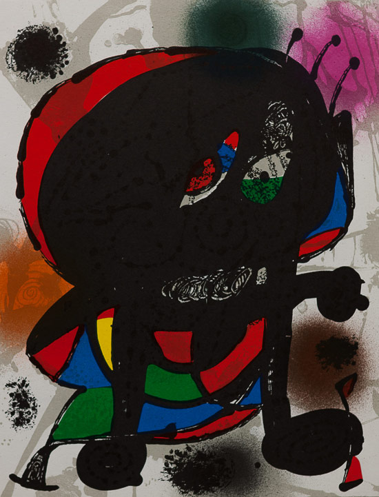 Litografia originale Joan Miro : Original Lithograph III (1978)