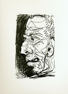 Pablo Picasso lithograph, le goût du bonheur, Carnet II - Planche 09