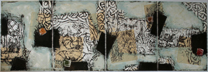 Bernard Remusat original etching - Quadryptique Tuna