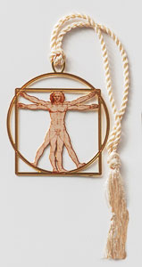 Da Vinci bookmark : Vitruvian Man