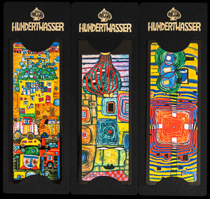 Marques pages Hundertwasser : Lot n°1