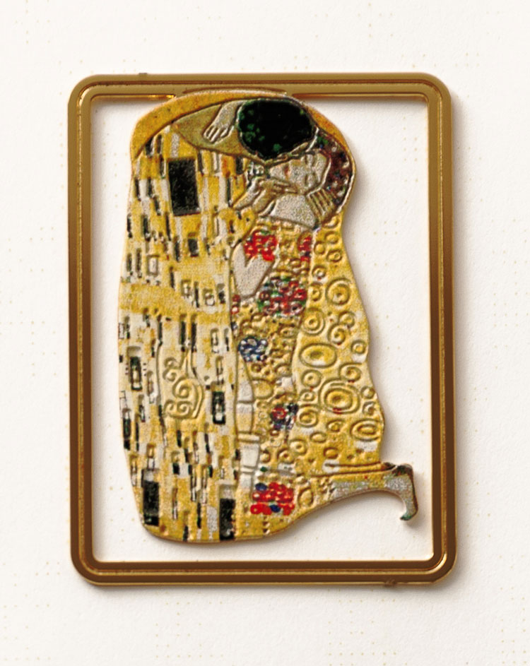 Gustav Klimt bookmark - The kiss