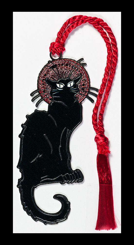 Marque page Steinlen : Le chat noir