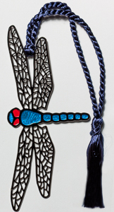 Tiffany bookmark : Dragonfly