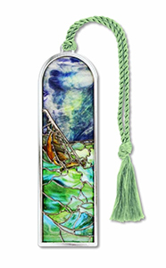 Tiffany bookmark : Seascape Window