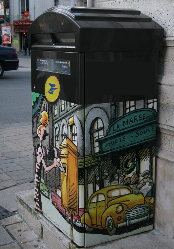 Angoulême 2012 : Une boîte aux lettres aux couleurs du Festival