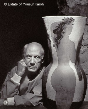 Pablo Picasso en 1954