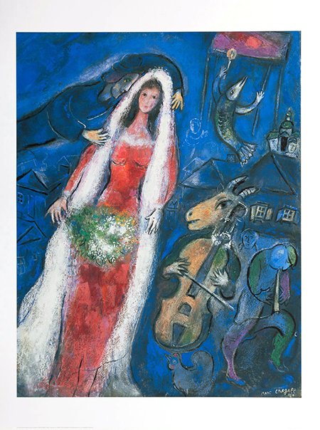 Marc Chagall : La Mariée, 1950