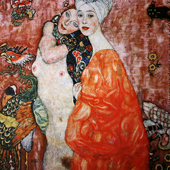 Gustav Klimt : Les deux Amies, 1916-1917