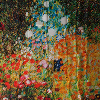 Gustav Klimt - Jardin fleuri