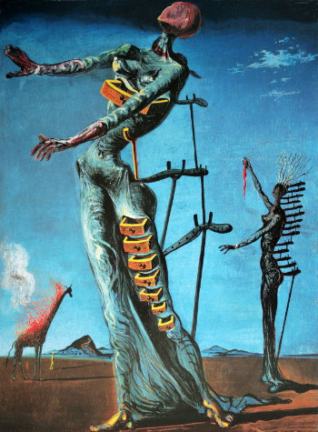 Salvador Dali - Girafe en feu