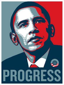 Obey Giant : Obama Progress