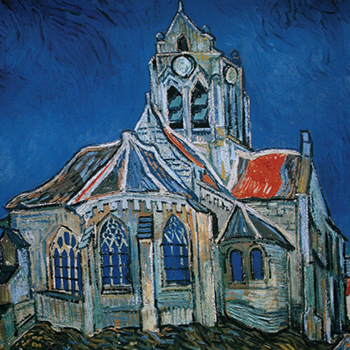 Vincent Van Gogh - L'Église d'Auvers-sur-Oise, 1890