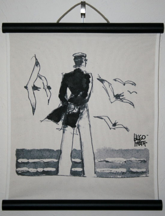 Serigrafia su tela : Hugo Pratt - Corto Maltese, Rendez-vous