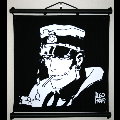 Serigrafía sobre tela Corto Maltese, Smoking