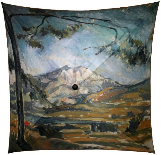 Paraguas Paul Cézanne, La montagne Sainte Victoire
