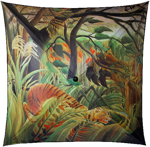 Paraguas Henri Rousseau, Tormenta en la selva