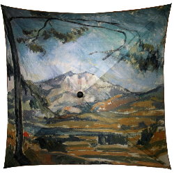 Paraguas Cézanne : La montagne Sainte Victoire