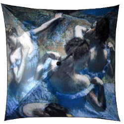 Ombrello Degas : Ballerine blu