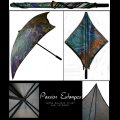 Vincent Van Gogh Umbrella, Irises (Detail 1)