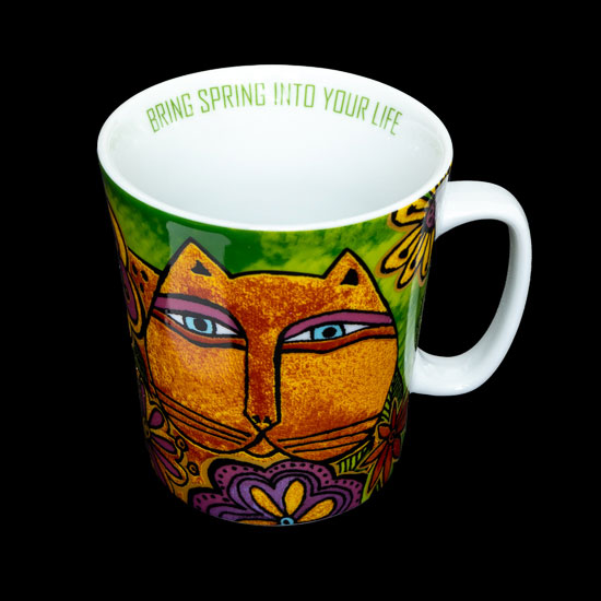 Mug Laurel Burch, in porcellana : Bring Spring into your life