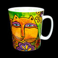 Mug Laurel Burch, in porcellana : Bring Spring into your life, dettaglio n1