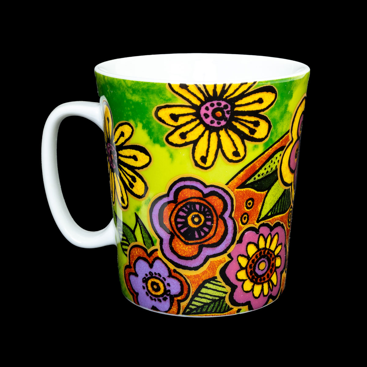 Mug Laurel Burch en porcelaine : Bring Spring into your life, détail n°3