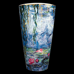 Vaso in porcellana Claude Monet : Nympheas and Willow