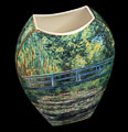 Vase Claude Monet : Pont Japonais de Giverny, détail n°4