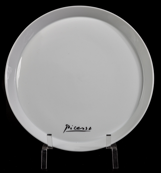 Pablo Picasso porcelain plate
